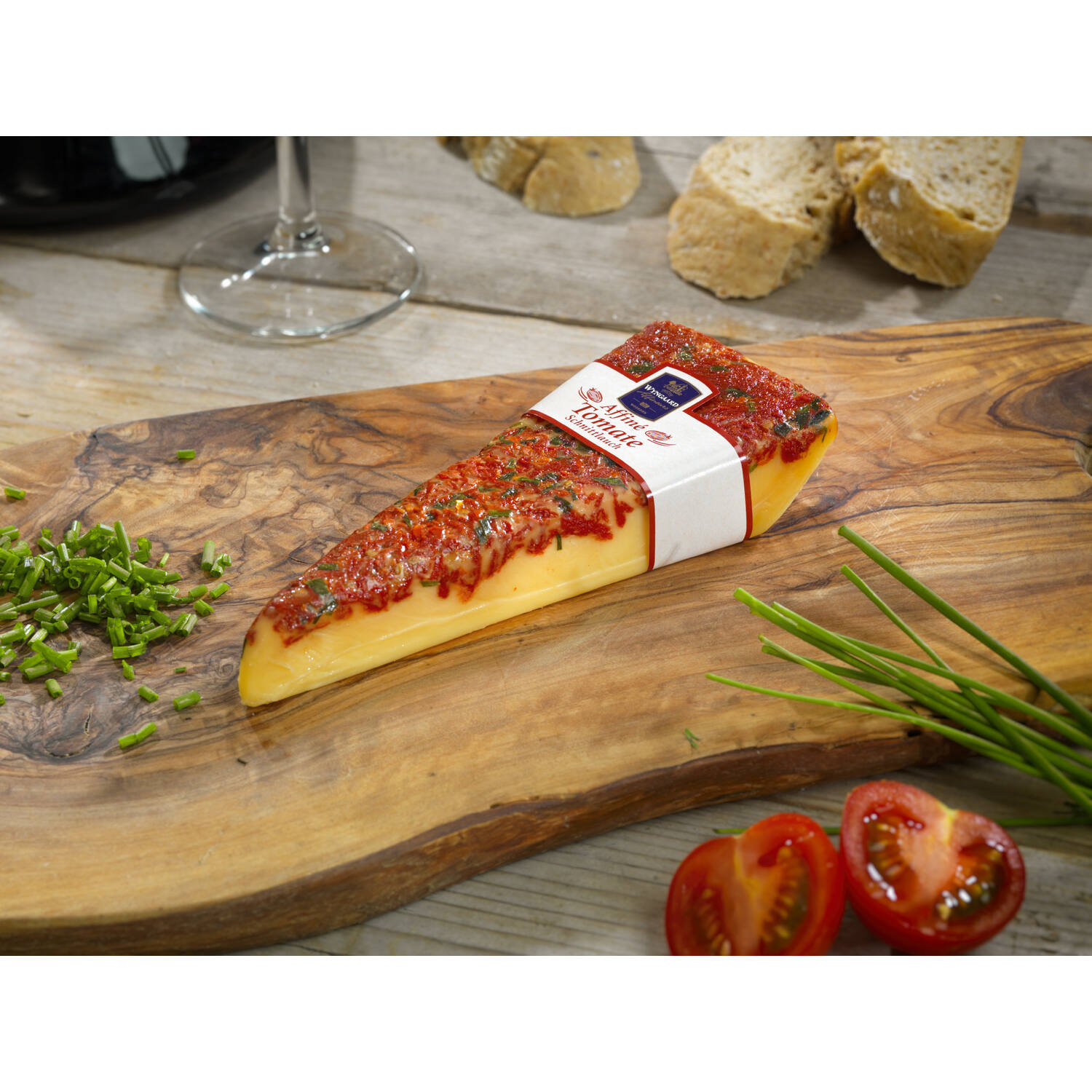 Wyngaard Kaas Tomaten-Schnittlauch 150gr 